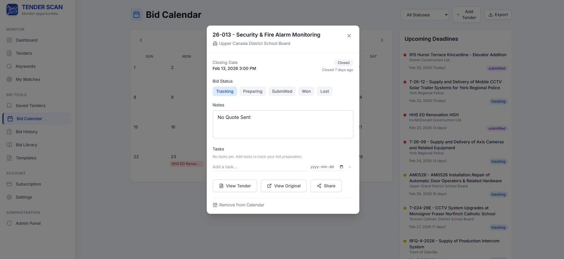 Task and Milestone Tracker